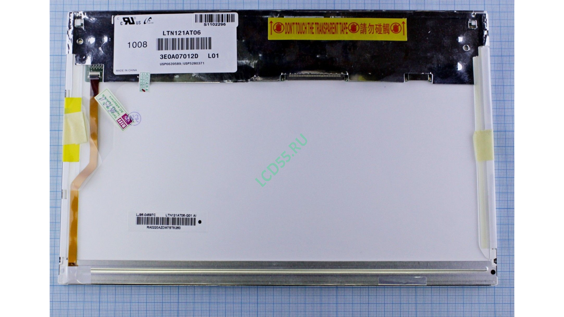 12.1" LTN121AT06-L01 12.1 WXGA 1280x800 LED (40 Pin справа сверху) Glossy