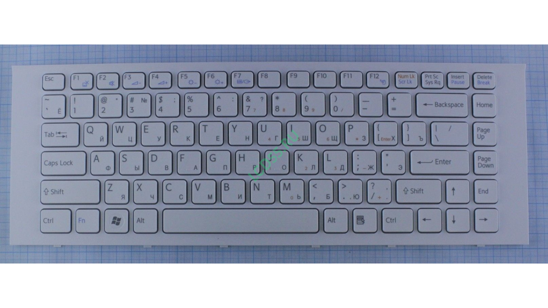 Клавиатура Sony Vaio VPC-EG series (белая)