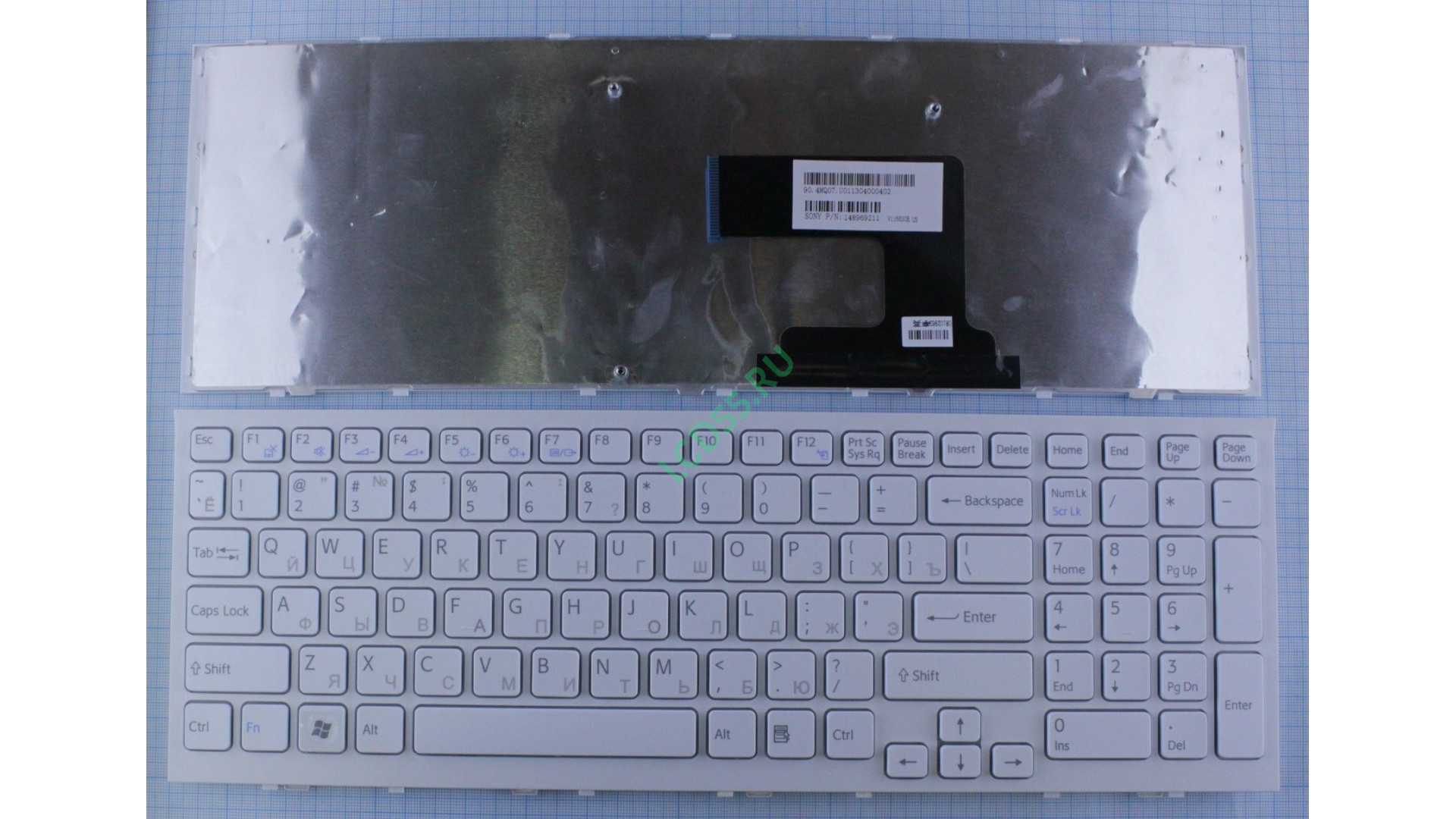 Клавиатура Sony Vaio VPC-EL series (белая)