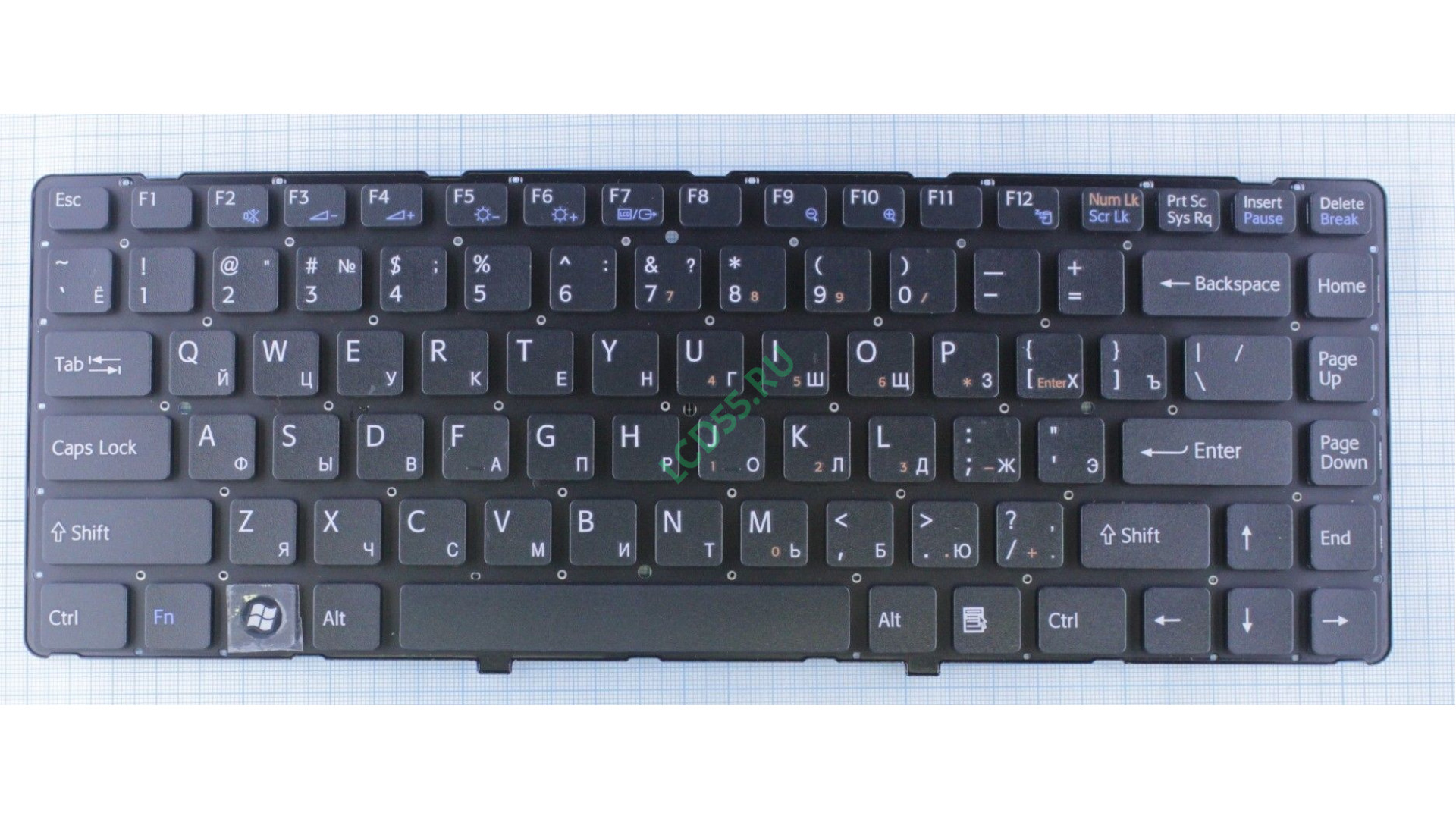 Клавиатура Sony Vaio VPC-EA series (чёрная)