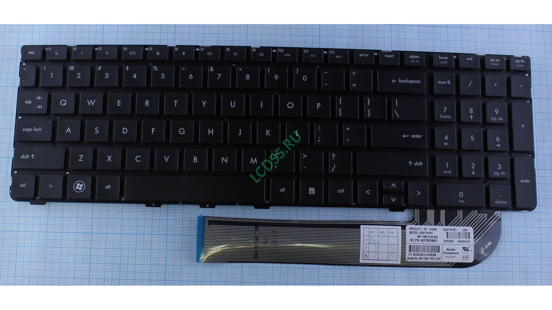 Клавиатура HP ProBook 4530S, 4535S, 4730S (638179-251) Black