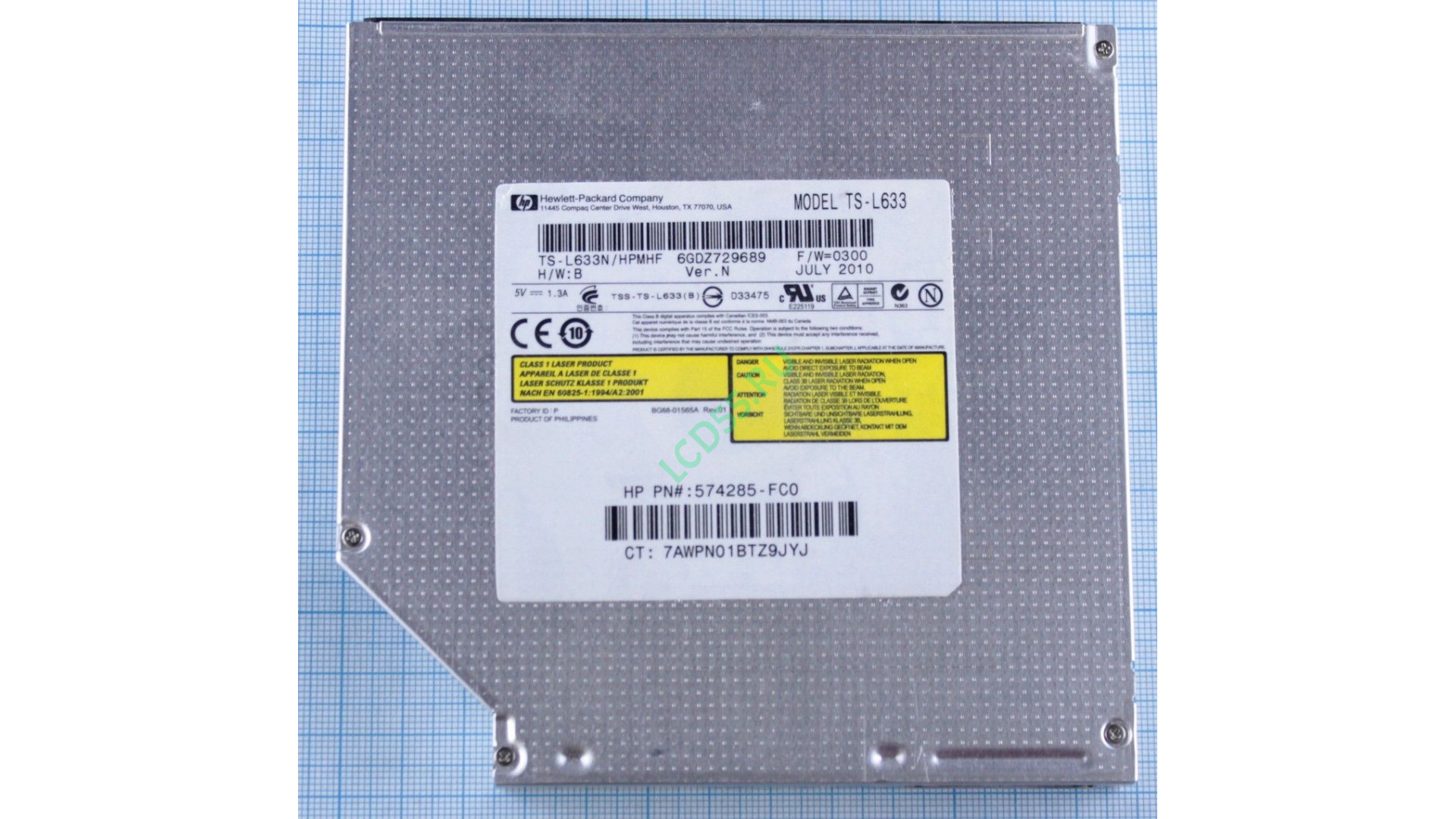DVD/CD Rewritable Drive HP TS-L633N/HPMHF SATA