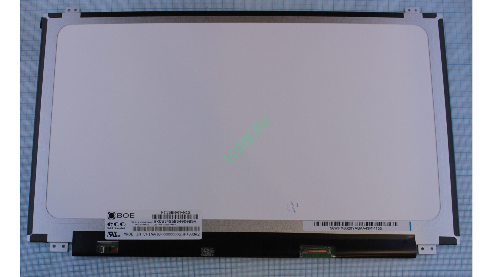 15.6" NT156WHM-N12 WXGA 1366x768 LED Slim (30 pin right EDP) Glossy