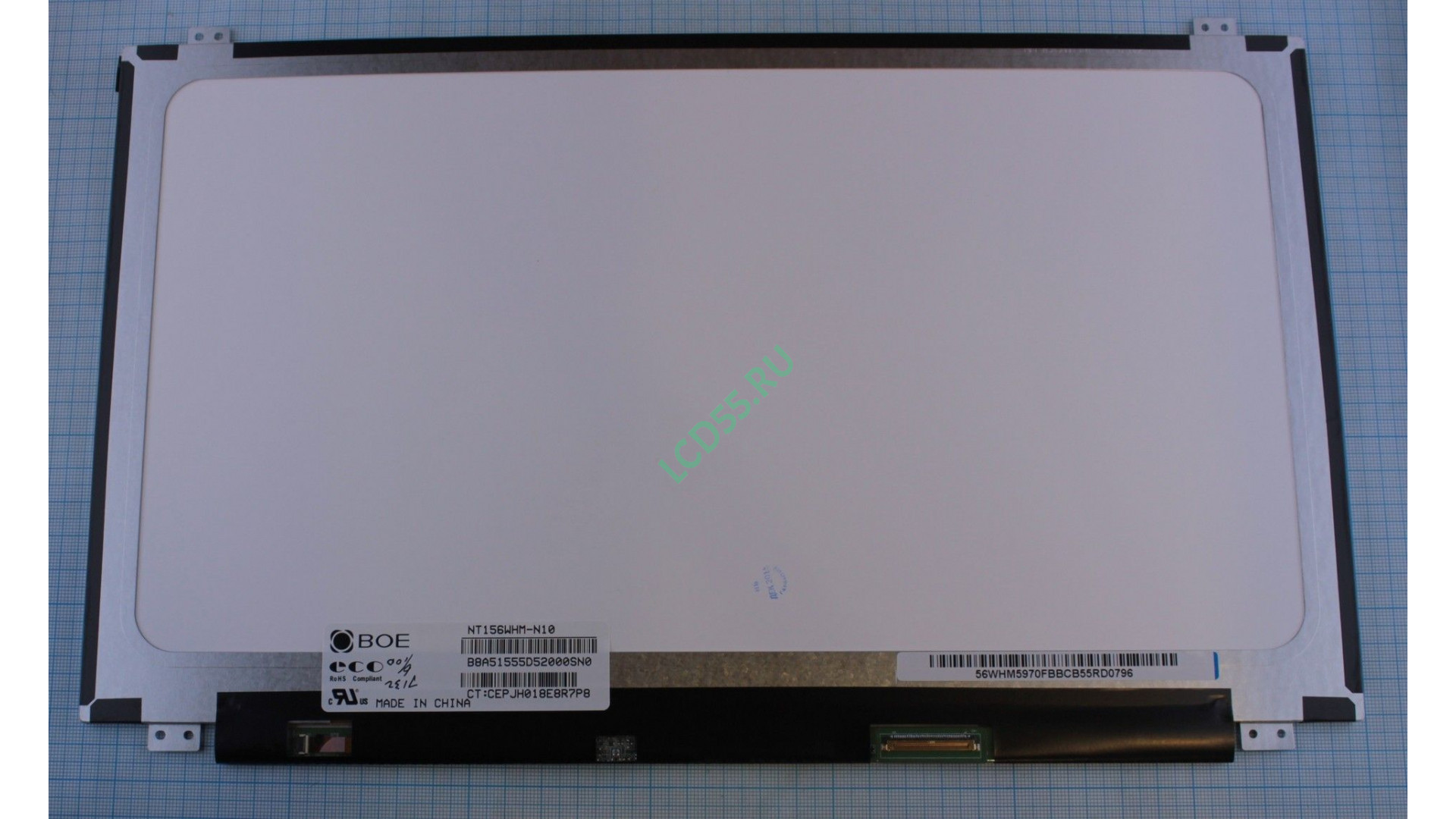 15.6" NT156WM-N10 WXGA 1366x768 LED Slim (40 pin right) Glossy
