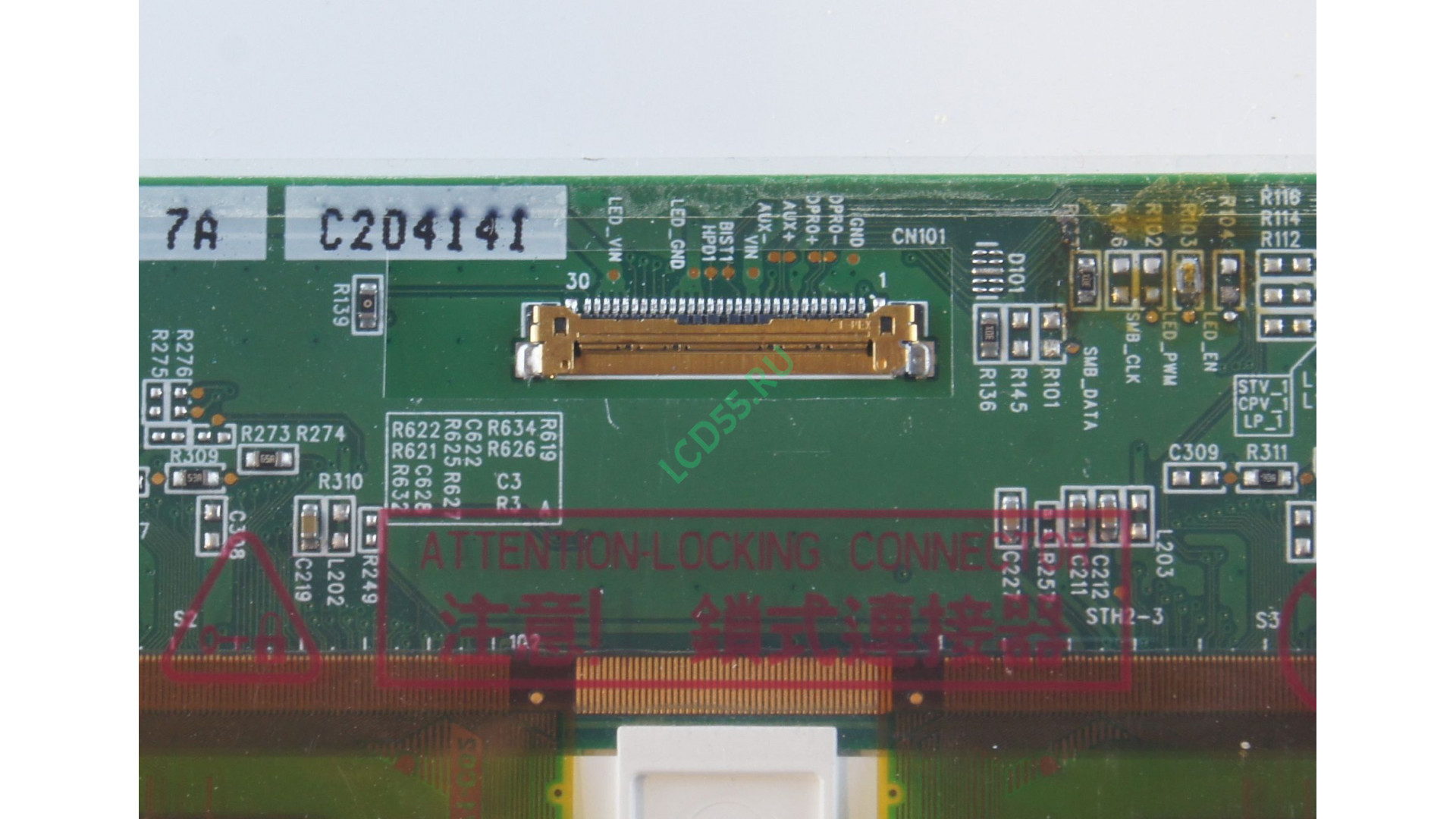 15.6" CLAA156WA12 WXGA 1366x768 LED (30 pin left) Matte
