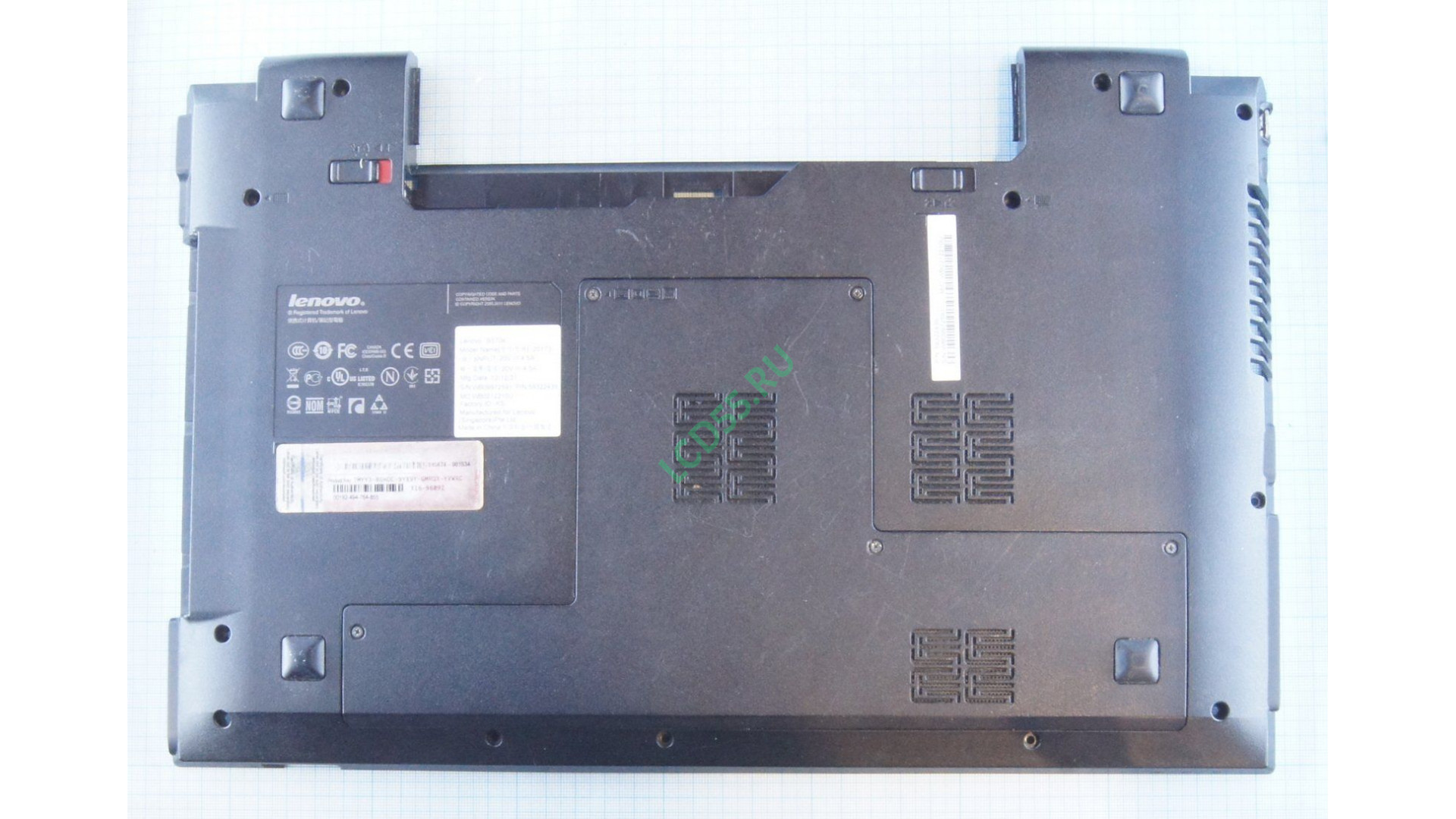 Down Case Lenovo B570e черный, матовый б/у