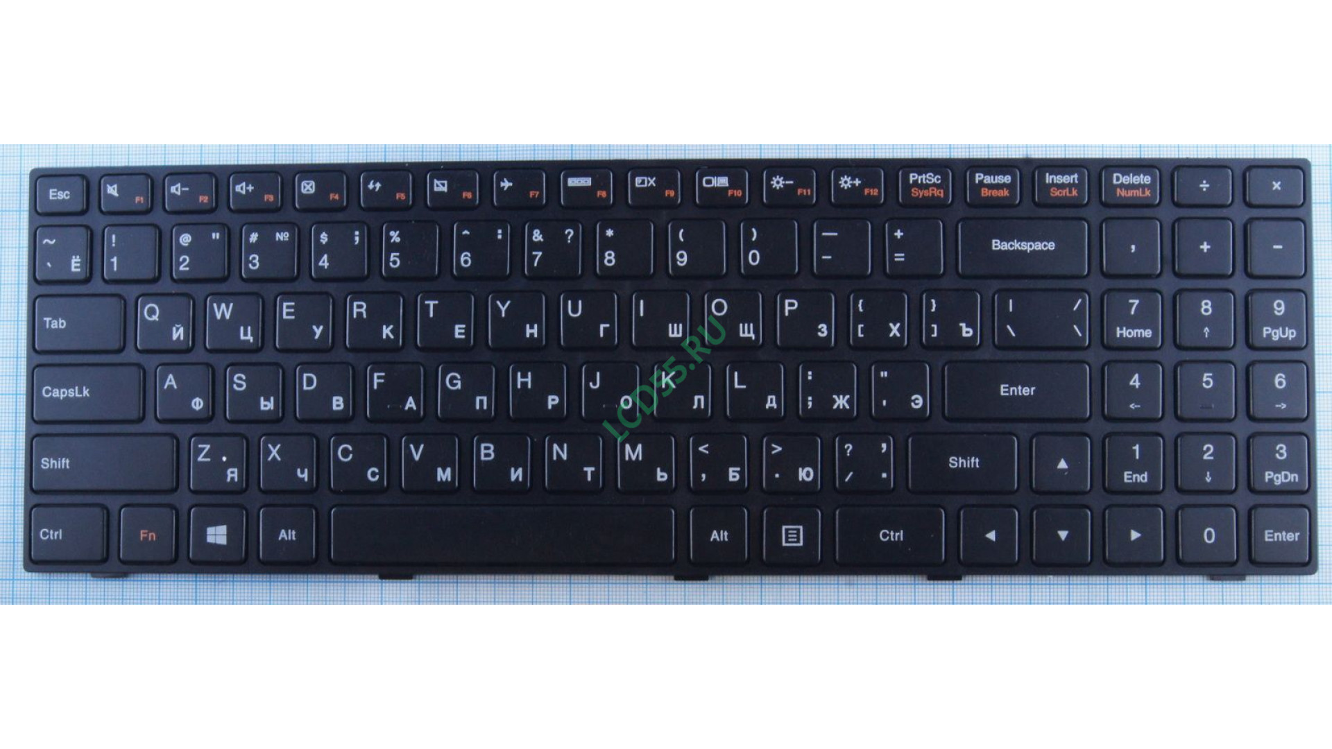 Клавиатура Lenovo B50-10, 100-15 черная