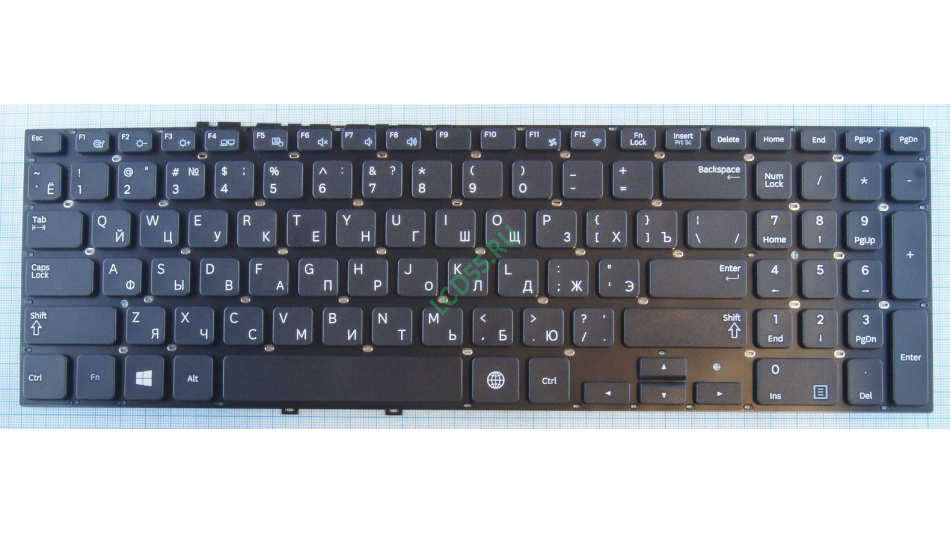 Клавиатура Samsung 350E5C, 355E5C, NP355E5C черная (BA59-03270C, 9Z.N4NSC.20R, PK130TZ1A02)