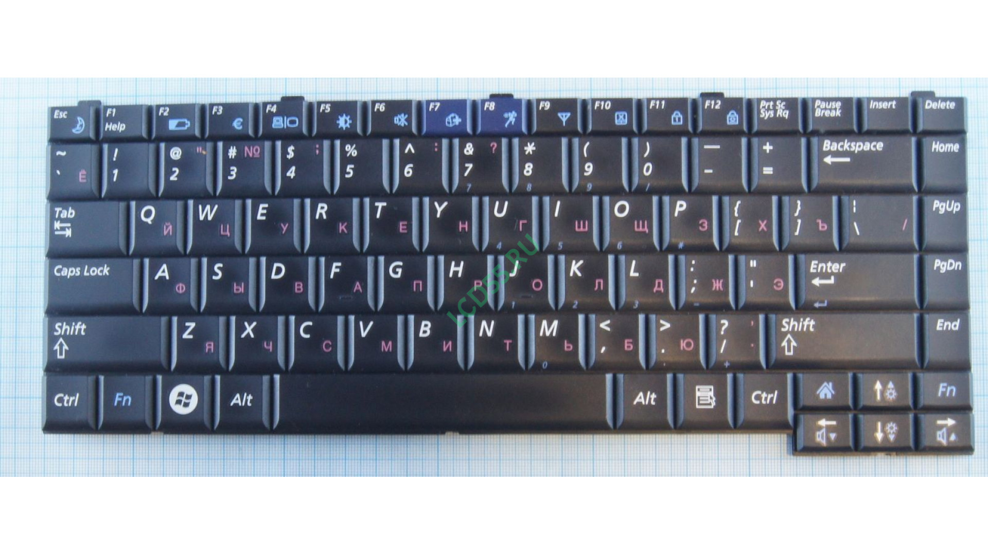 Клавиатура Samsung R410, R455, R460 (BA59-02247G) черная б/у