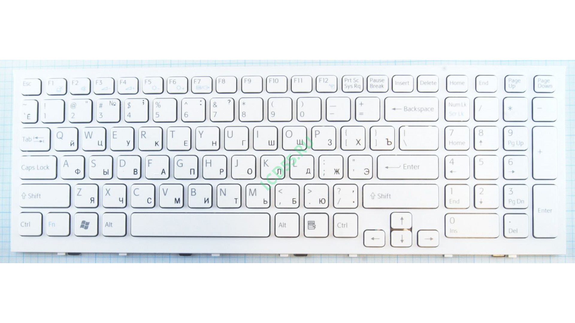 Клавиатура Sony Vaio VPC-EH (Белая) (AEHK1700023, V116646B)
