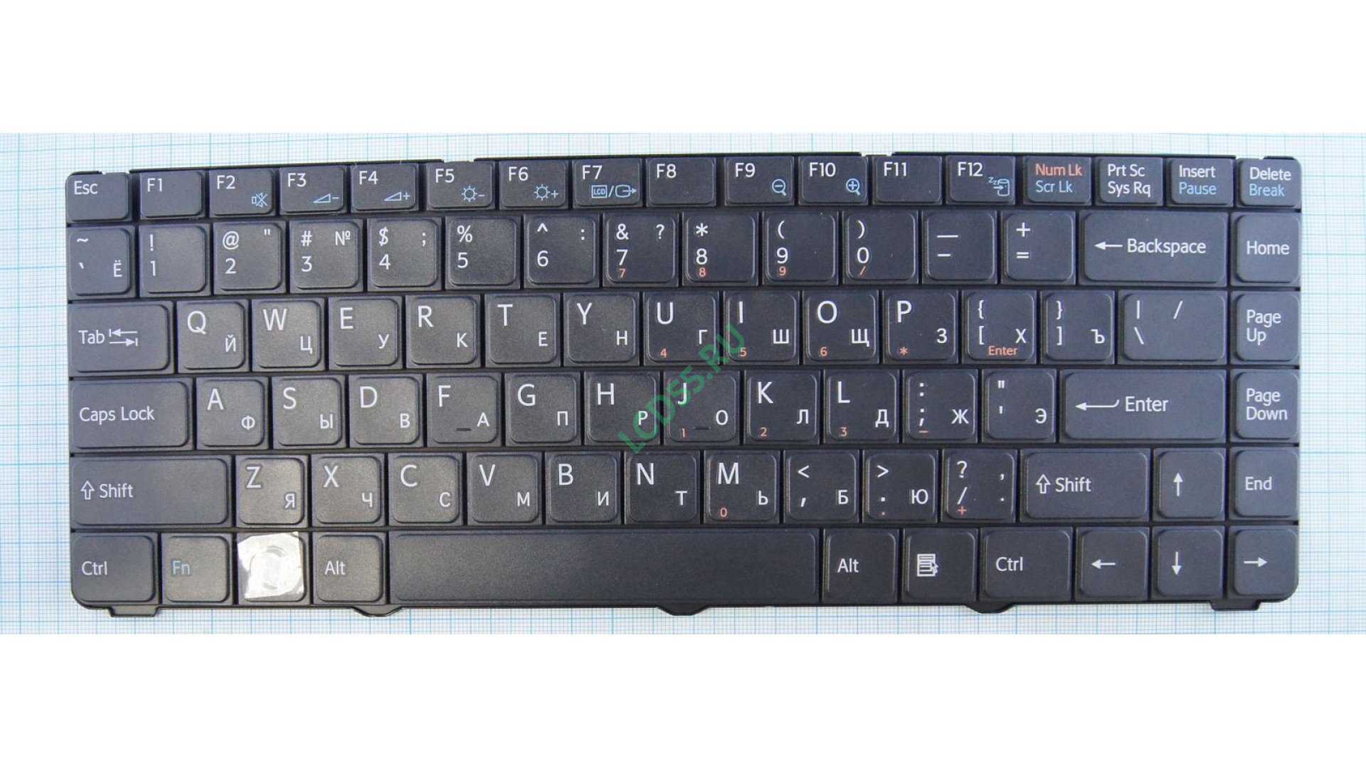 Клавиатура Sony vaio VGN-NR, NS series (чёрная) (V072078BS2)