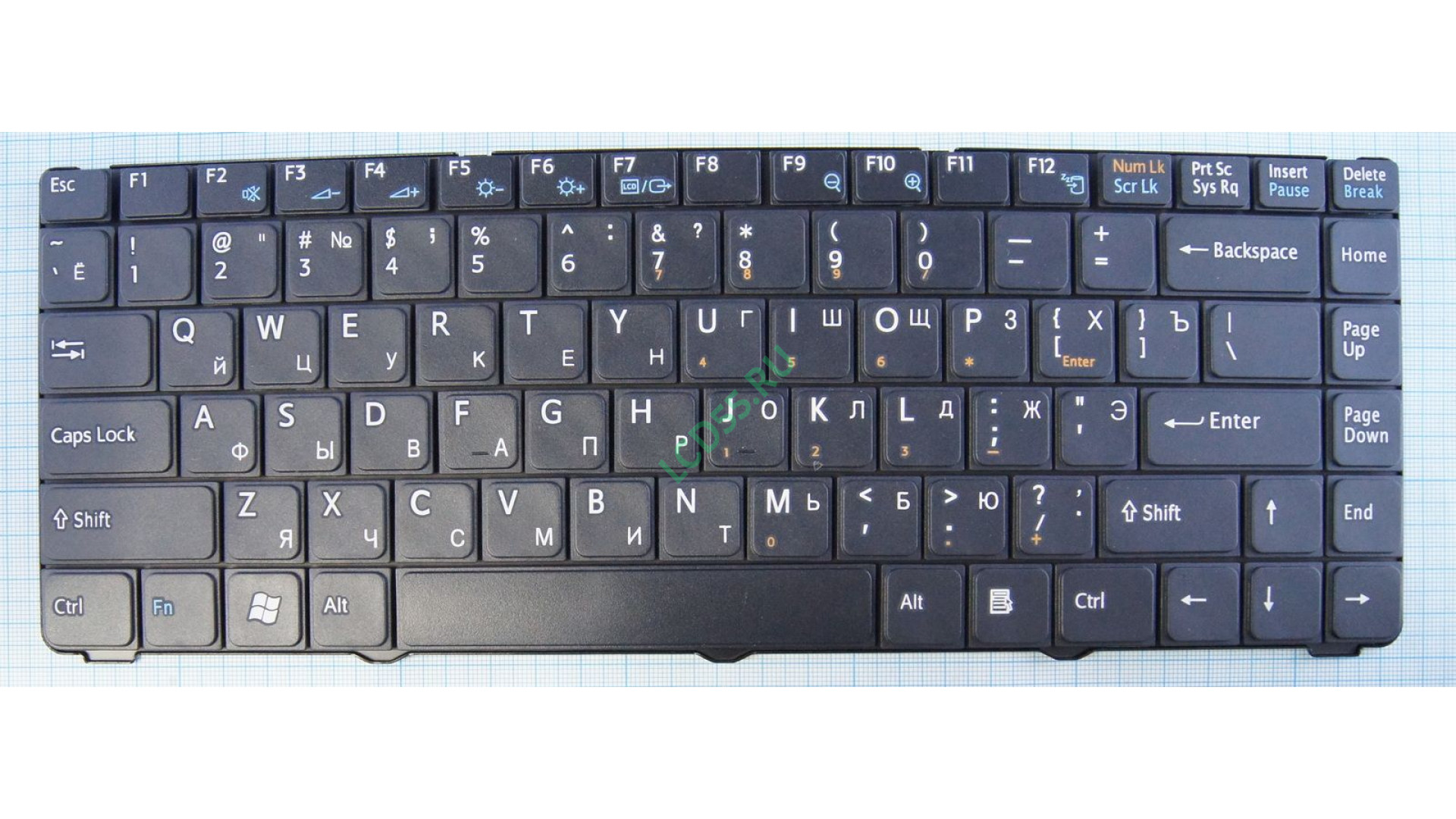 Клавиатура Sony vaio VGN-NR2, NS2 series (чёрная) (V072078DS1)