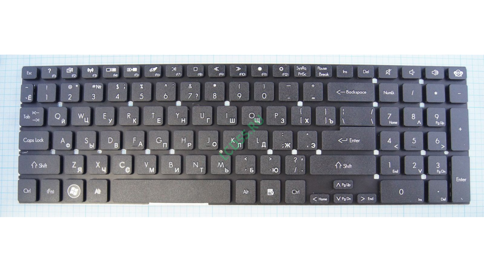 Клавиатура Packard Bell TV11, LV11, LS11, TS11, TS13, P5WS0, P7YS0, Gateway NV55, NV75 (черная) (MP-10K33SU-698)