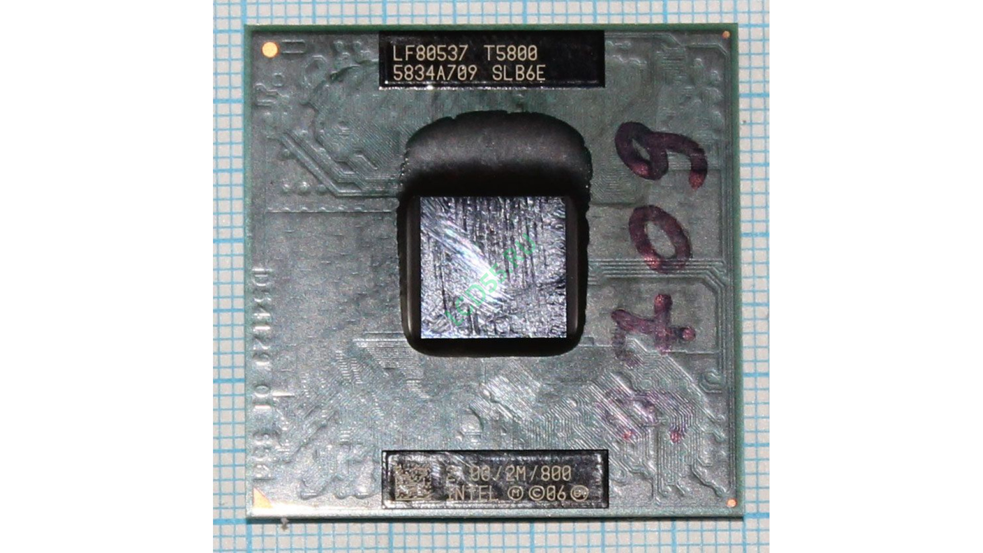 Intel Core 2 Duo T5800 (SLB6E) (2M Cache, 2.00 GHz, 800 MHz FSB) Socket P (PPGA478)