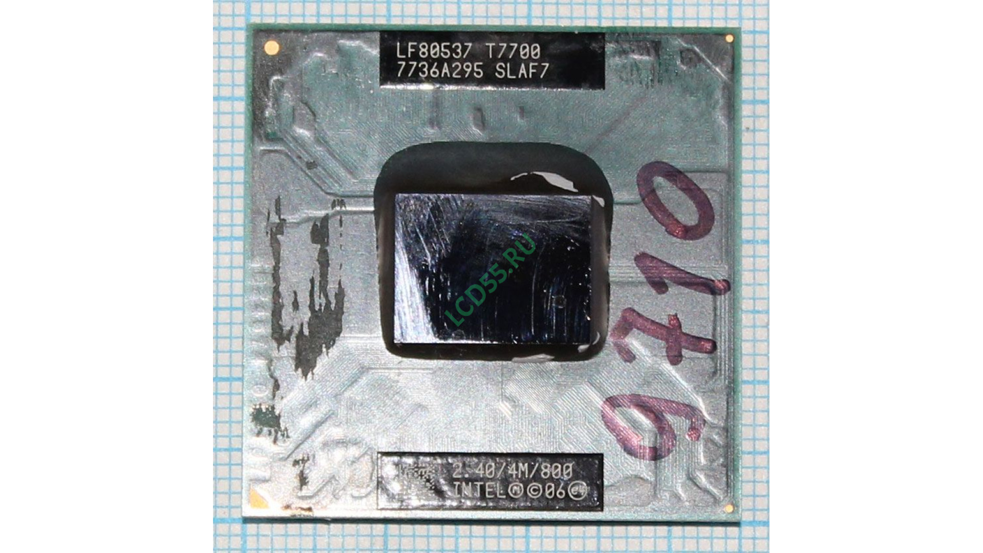 Intel Core 2 Duo T7700 (SLAF7) (4M Cache, 2.40 GHz, 800 MHz FSB) Socket PBGA479, PPGA478