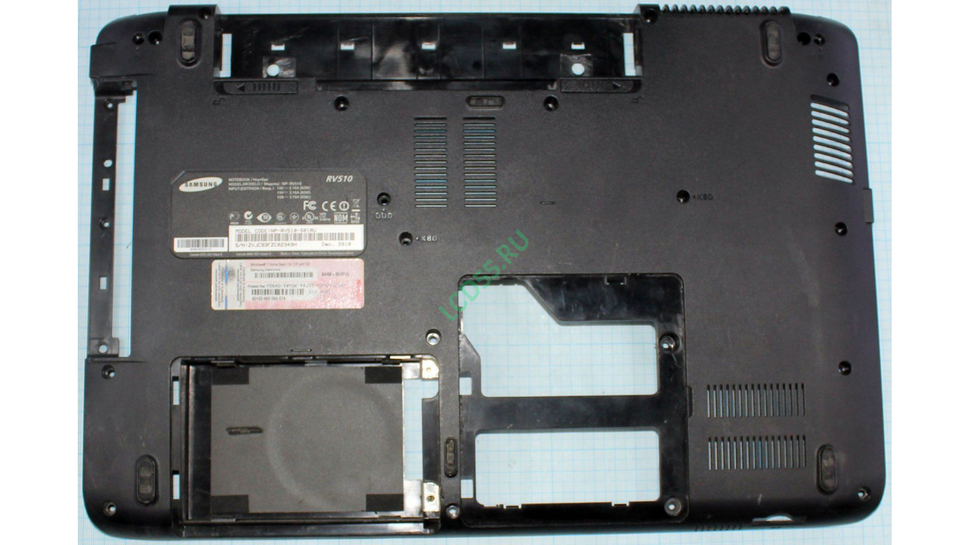 Down Case Samsung RV510 (BA81-11215A) б/у