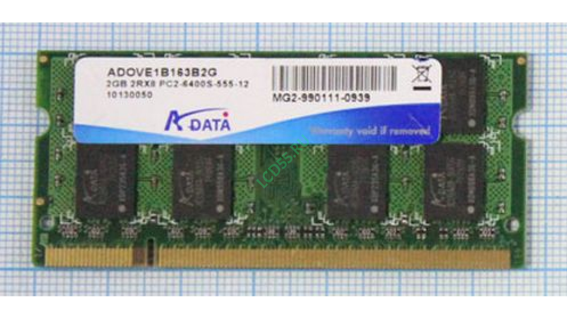 Оперативная память ADATA ADOVE1B163B2G DDR-II 800Mhz SODIMM 2Gb <PC2-6400>