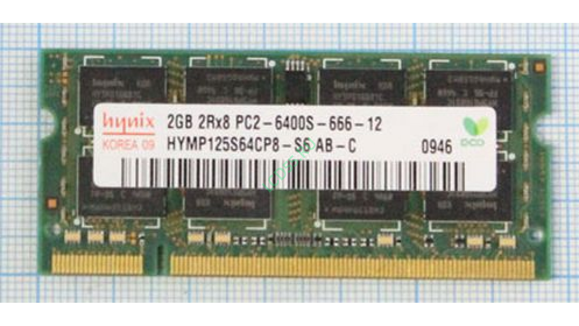 HYNIX HYMP125S64CP8-S6 AB-C DDR-II 800Mhz SODIMM 2Gb <PC2-6400>
