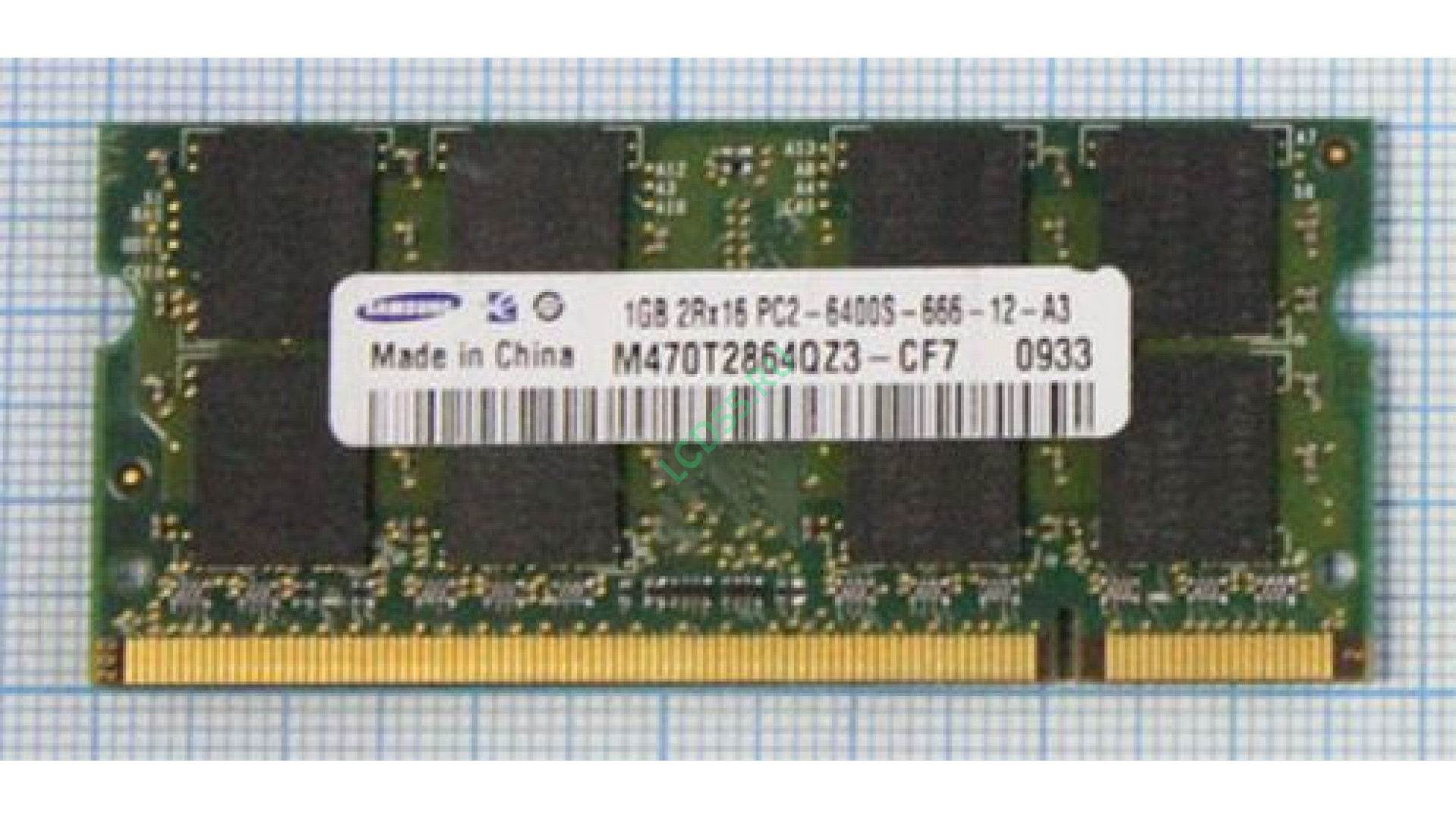 Память для ноутбука Samsung DDR-II 800Mhz SODIMM 1Gb <PC2-6400>