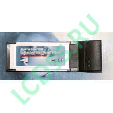 Сетевая карта ExpressCard/34 Giga LAN 10/100/1000Mbps Rovermate ExGigux