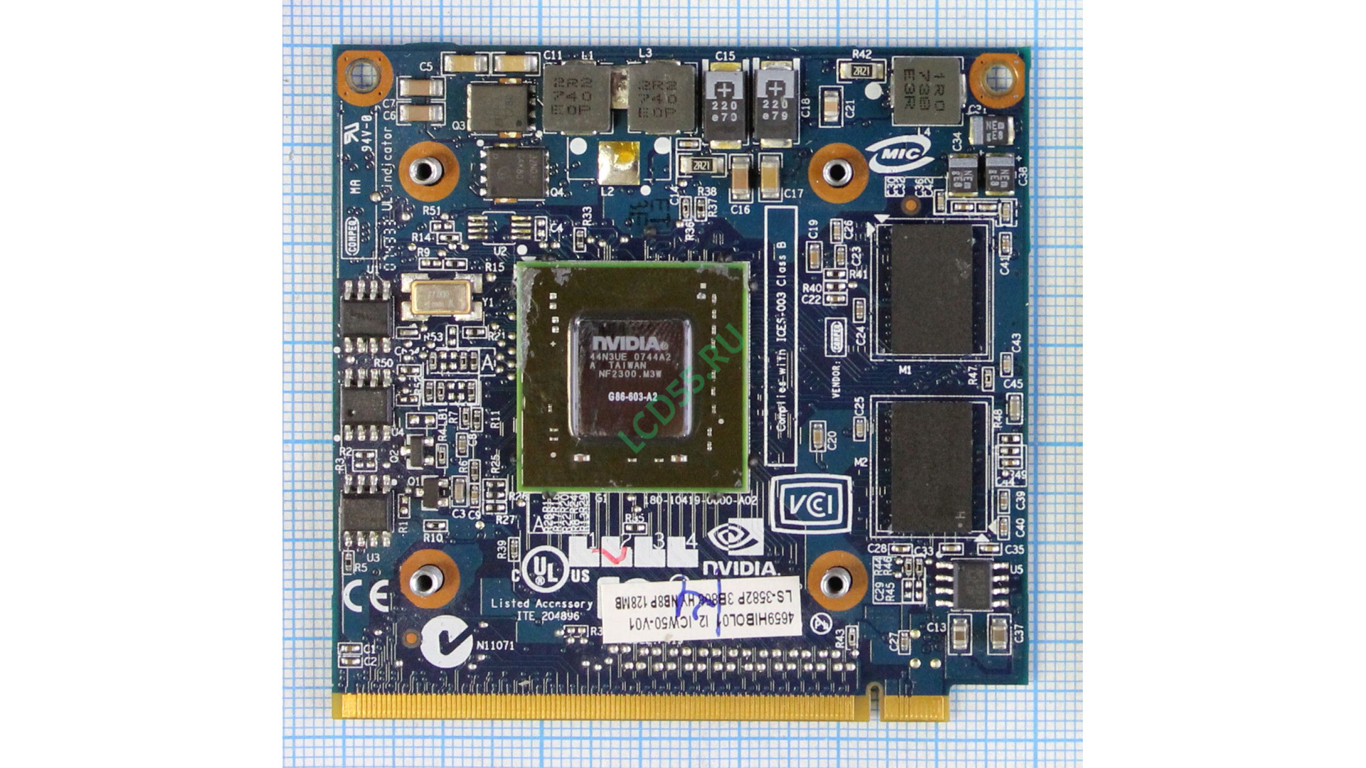 Видеокарта для ноутбука MXM II Geforce 9300M G 256MB (ICW50 LS-3582P rev:1.0)