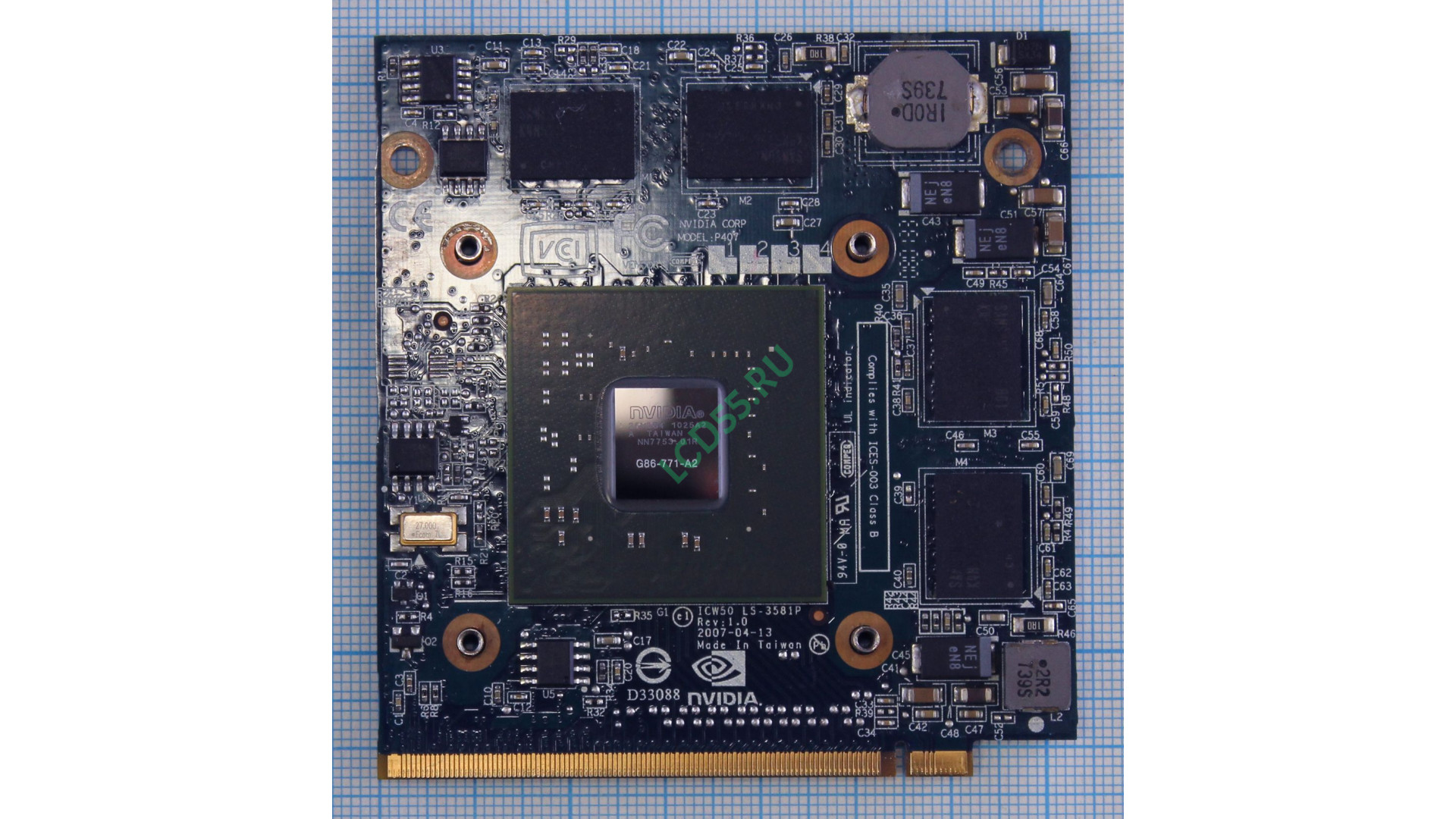 Видеокарта для ноутбука MXM II Geforce 8600M GS 512MB (ICW50 LS-3581P rev:1.0)