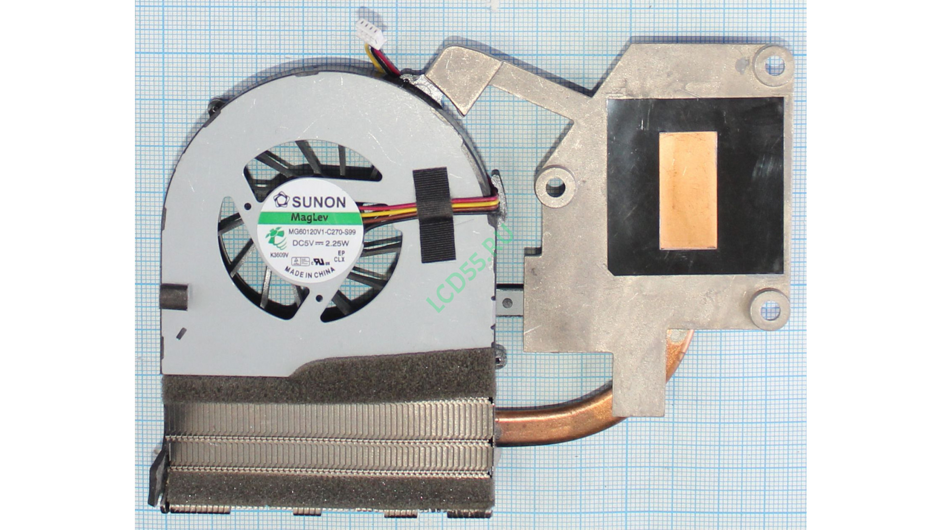 Система охлаждения в сборе с вентилятором Lenovo G500 (AT0Y0004SR0) б/у