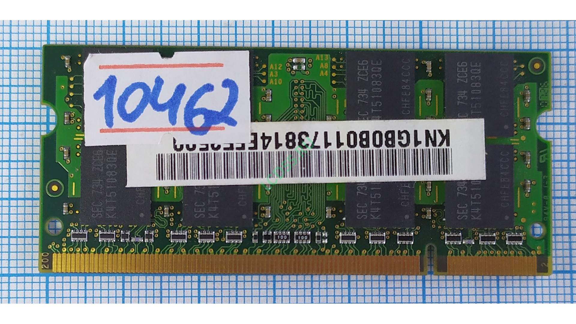 Память для ноутбука Samsung DDR-II 667Mhz SODIMM 1Gb <PC2-5300>