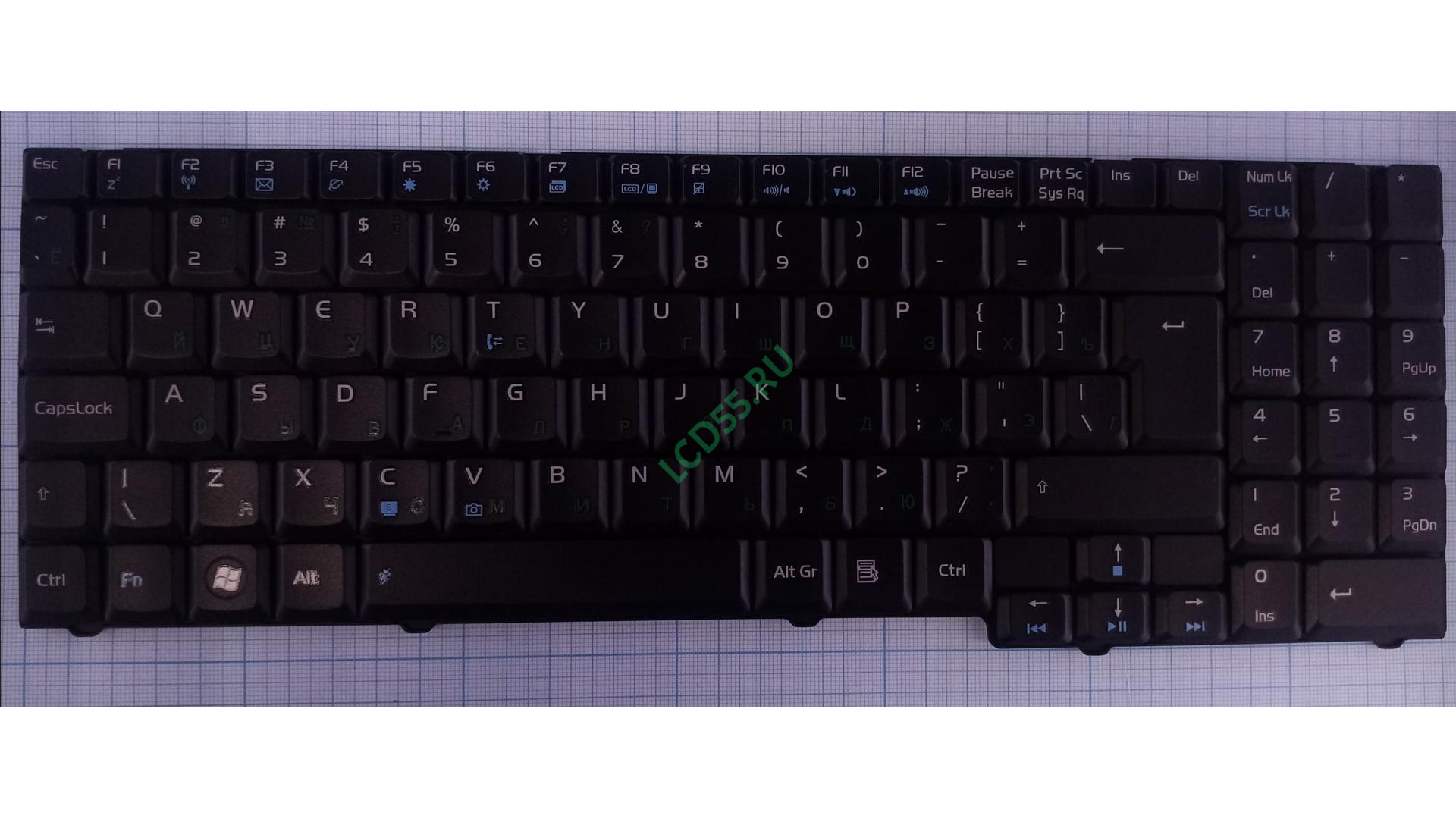 Клавиатура Asus G70, M70, M50, X71 (9J.N0B82.10R, 04GNED1KRU00-1) (черная)