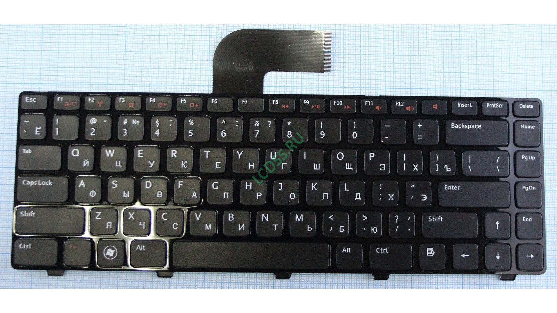 Клавиатура Dell XPS 15, L502X, M5040, M5050, N4110, N5050, N5040, Vostro 3550 (MP-10K63SU-698, NSK-DX0SW)