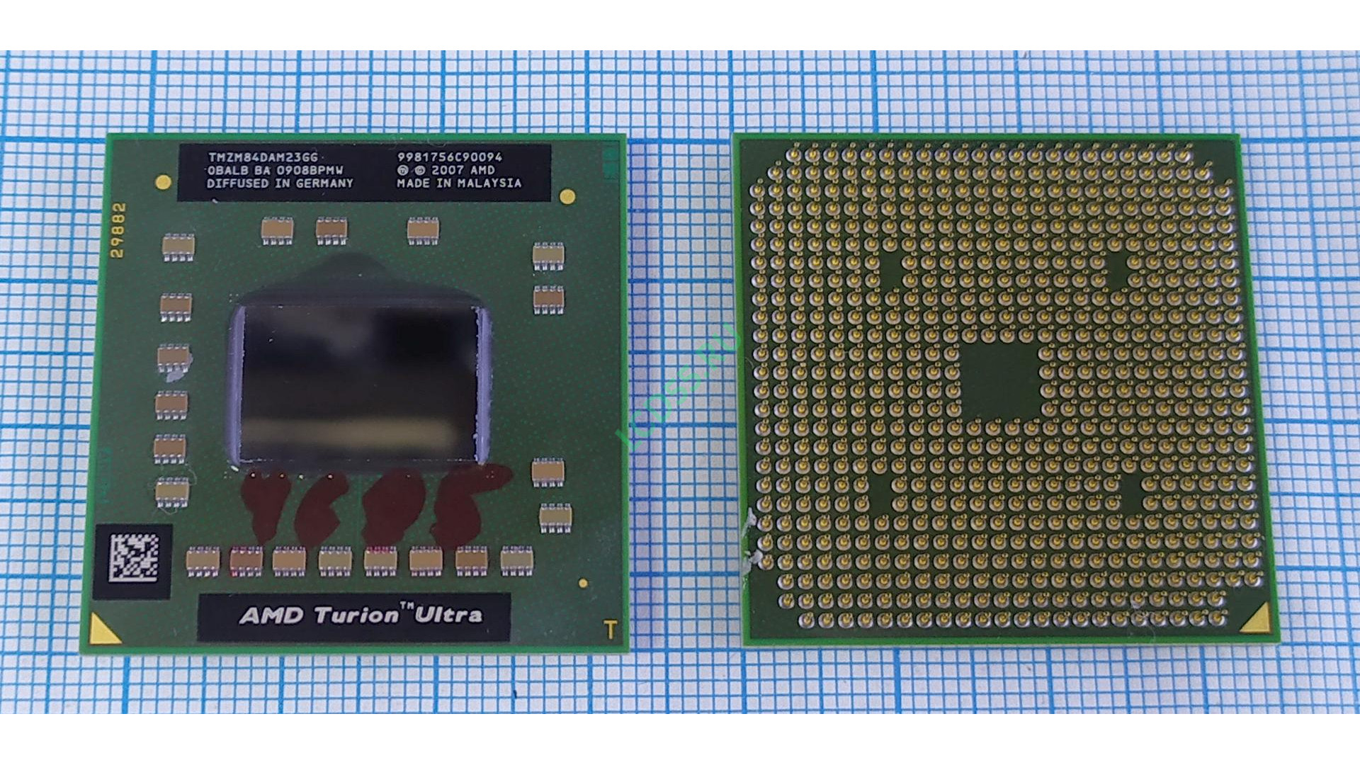 AMD Turion X2 Ultra Dual-Core ZM-84 TMZM84DAM23GG 2300 MHz Socket S1g2