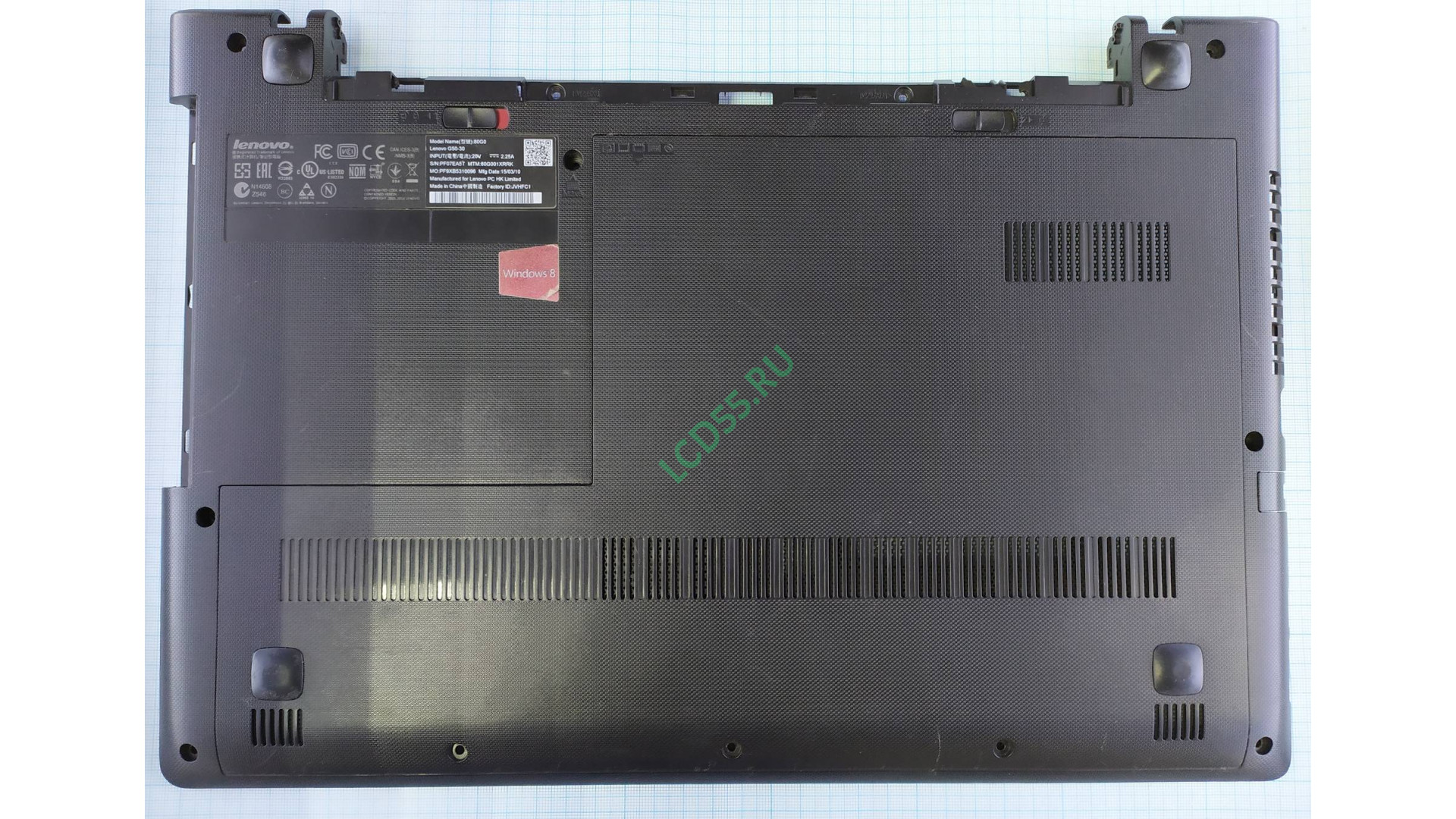 Down Case Lenovo G50-30 G50-45 G50-70 G50-80 Z50-70 Z50-40 Z50-45 Z50-80 Z50-30 б/у