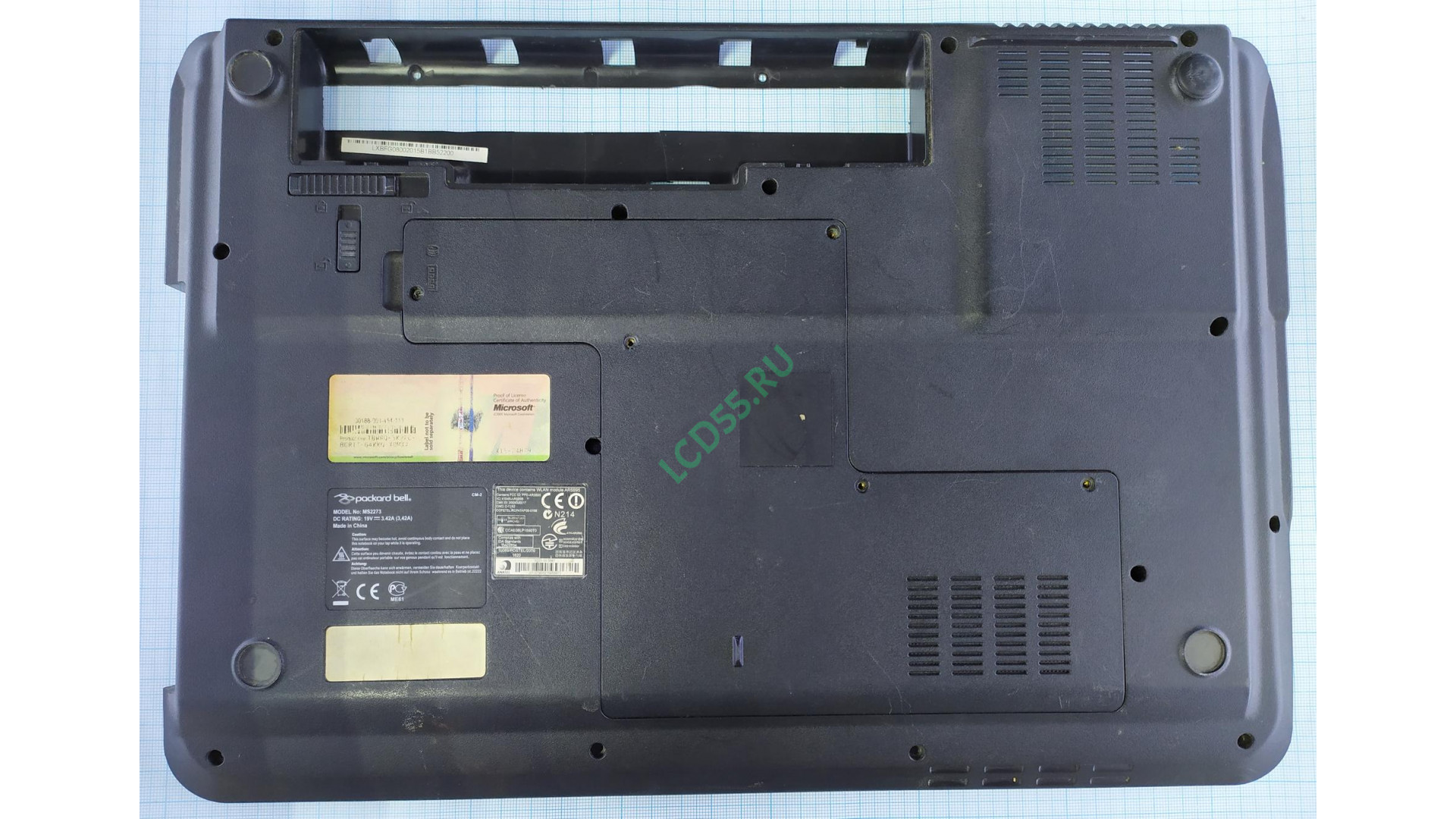 Down Case Packard Bell Easynote TJ65, MS2273 б/у