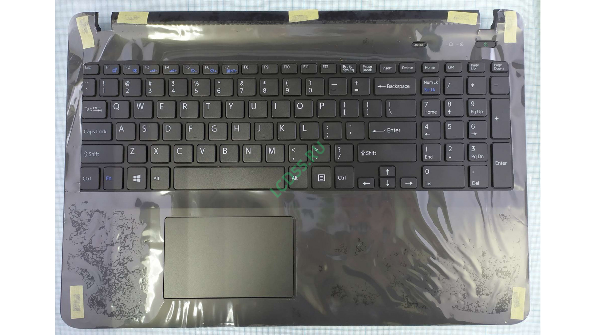 TOP case в сборе с клавиатурой Sony Vaio SVF152, SVF153 series черный