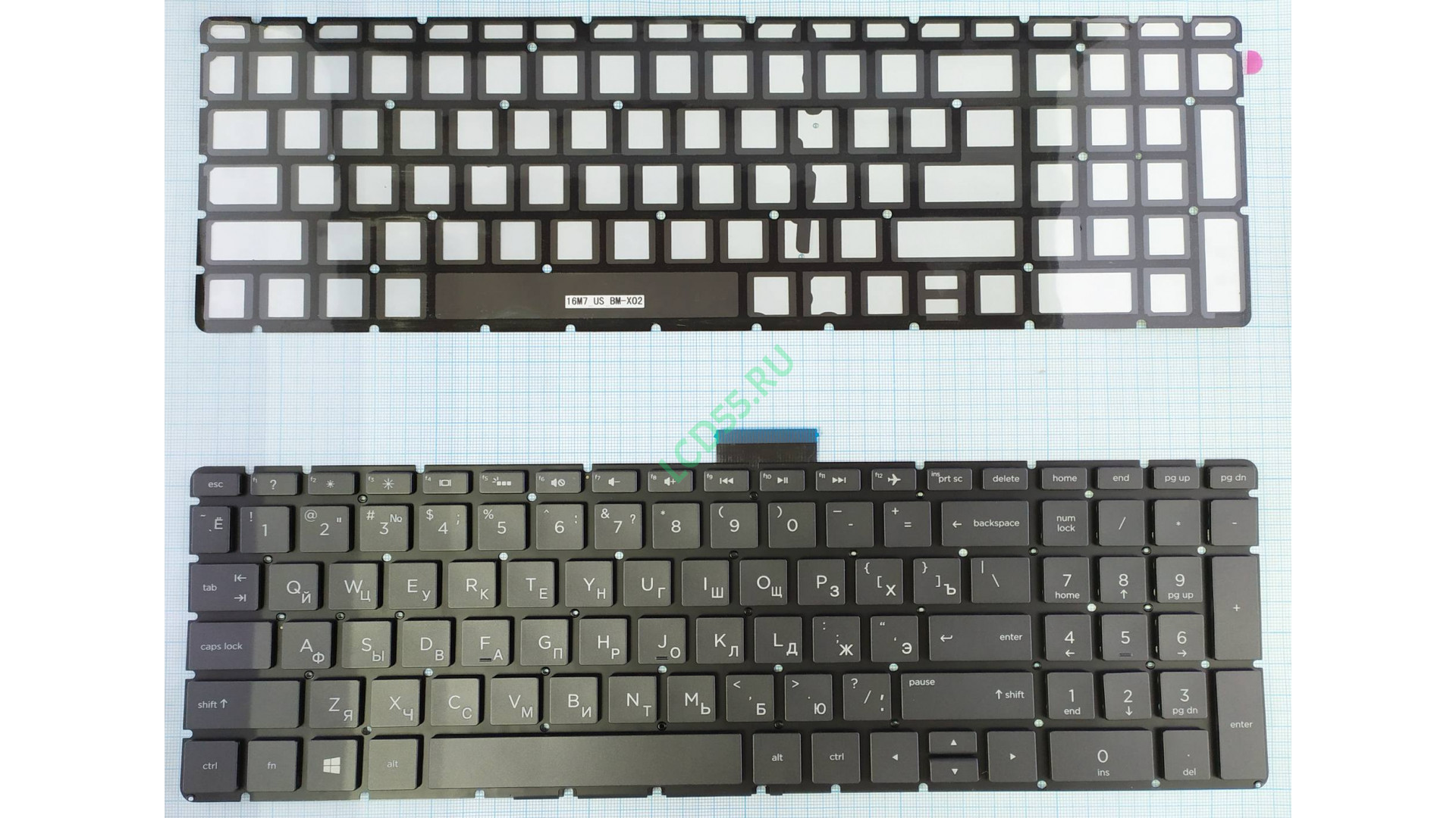 Клавиатура HP 15-bs, 15-br, 15-bw, 17-ak, 17-bs,  250 G6, 255 G6, 256 G6, 258 G6 с подсветкой