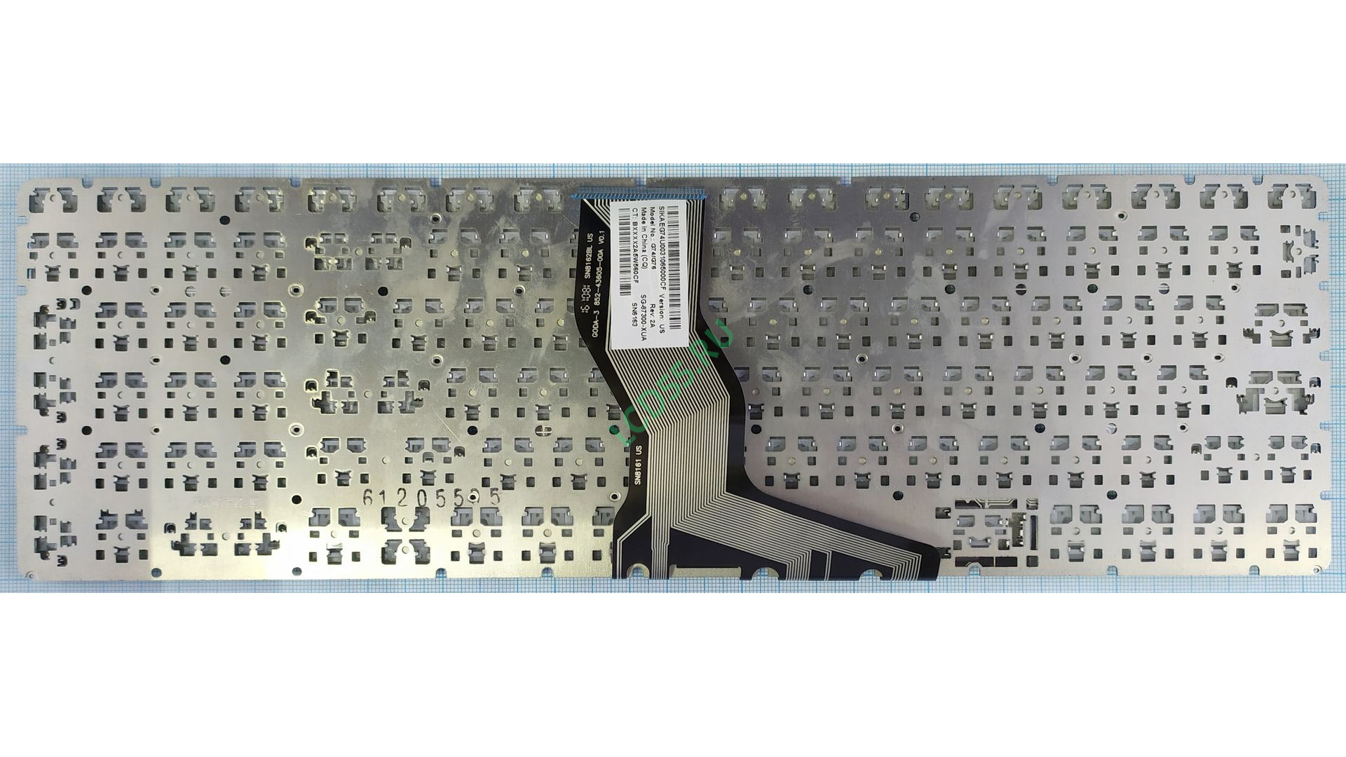 Клавиатура HP 15-bs, 15-br, 15-bw, 17-ak, 17-bs,  250 G6, 255 G6, 256 G6, 258 G6 серебристая