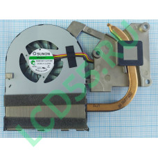 Система охлаждения в сборе с вентилятором Lenovo G500 (AT0Y7003SA0) под распаянный процессор, б/у