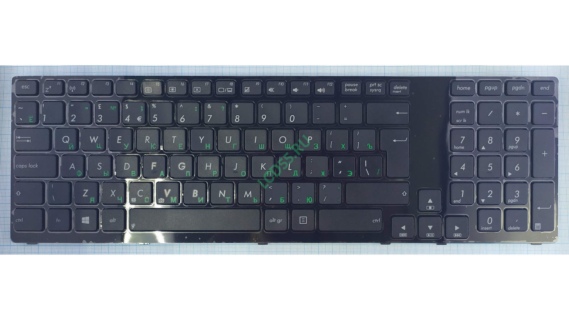 Клавиатура Asus K95, A95, K93, X93 черная