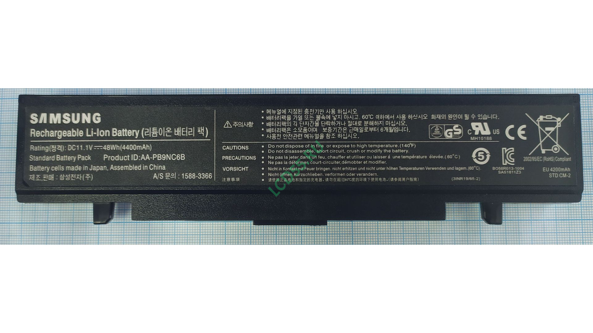 Аккумулятор Samsung R425, R525, R528, RV510, NP300, NP305 4400mAh 11.1V Original