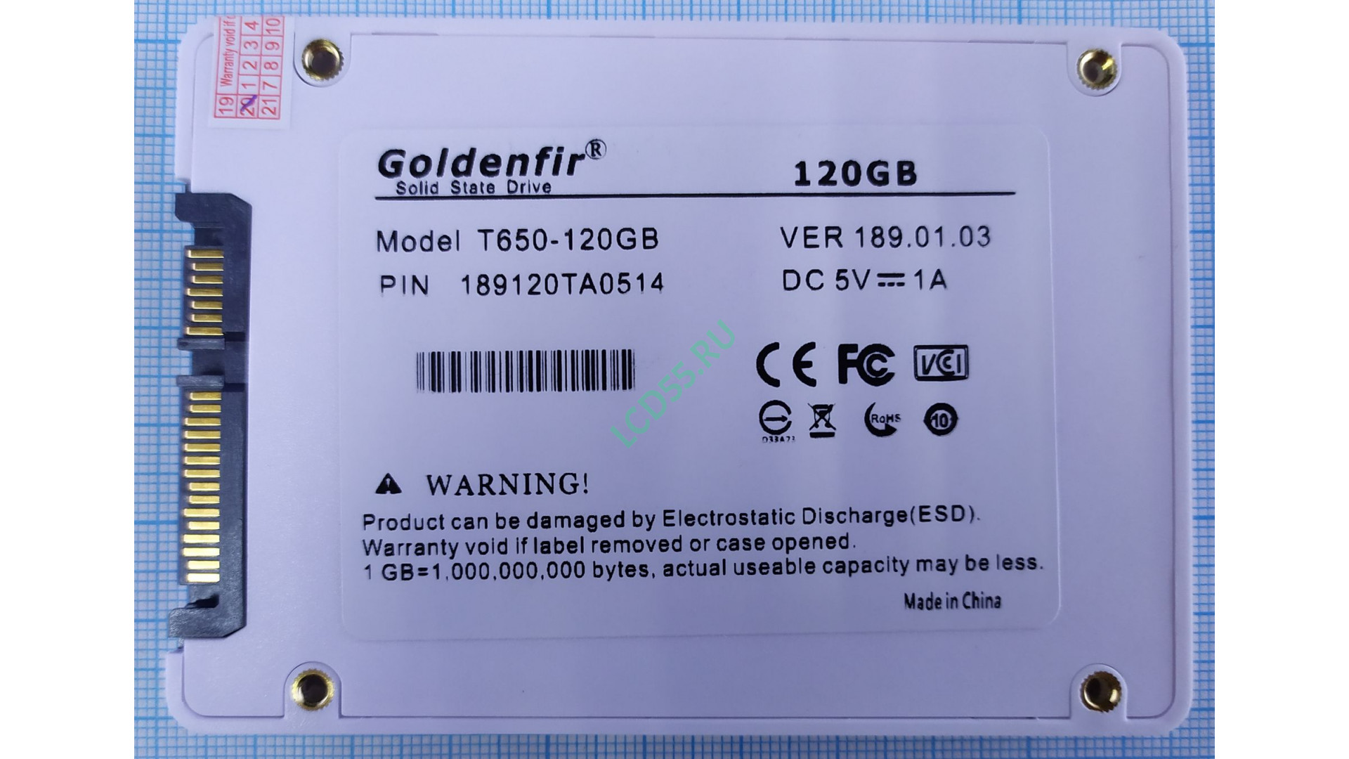 SSD 120GB Goldenfir SATA-III 2.5"