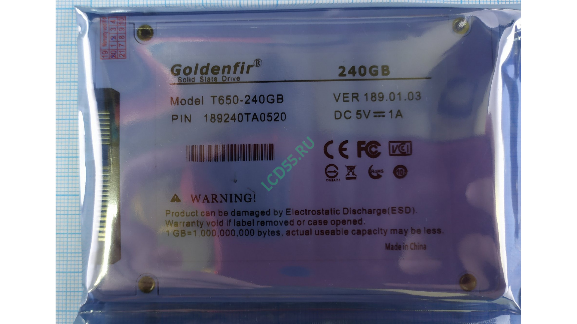 SSD 240GB Goldenfir SATA-III 2.5"