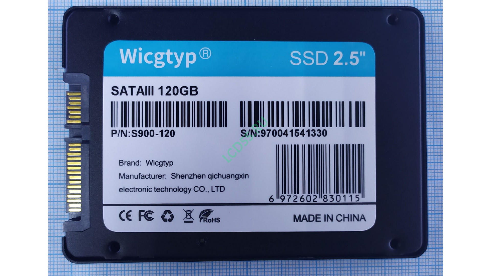 SSD 120GB Wicgtyp SATA-III 2.5"