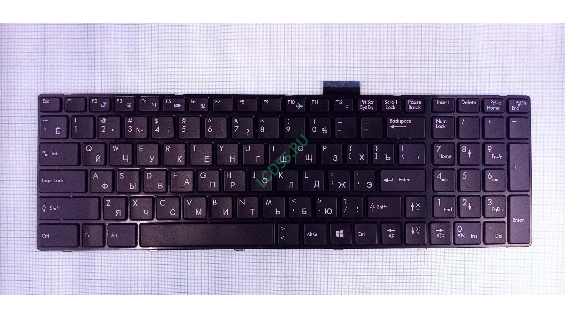 Клавиатура MSI GE62, GE72 с красной подсветкой