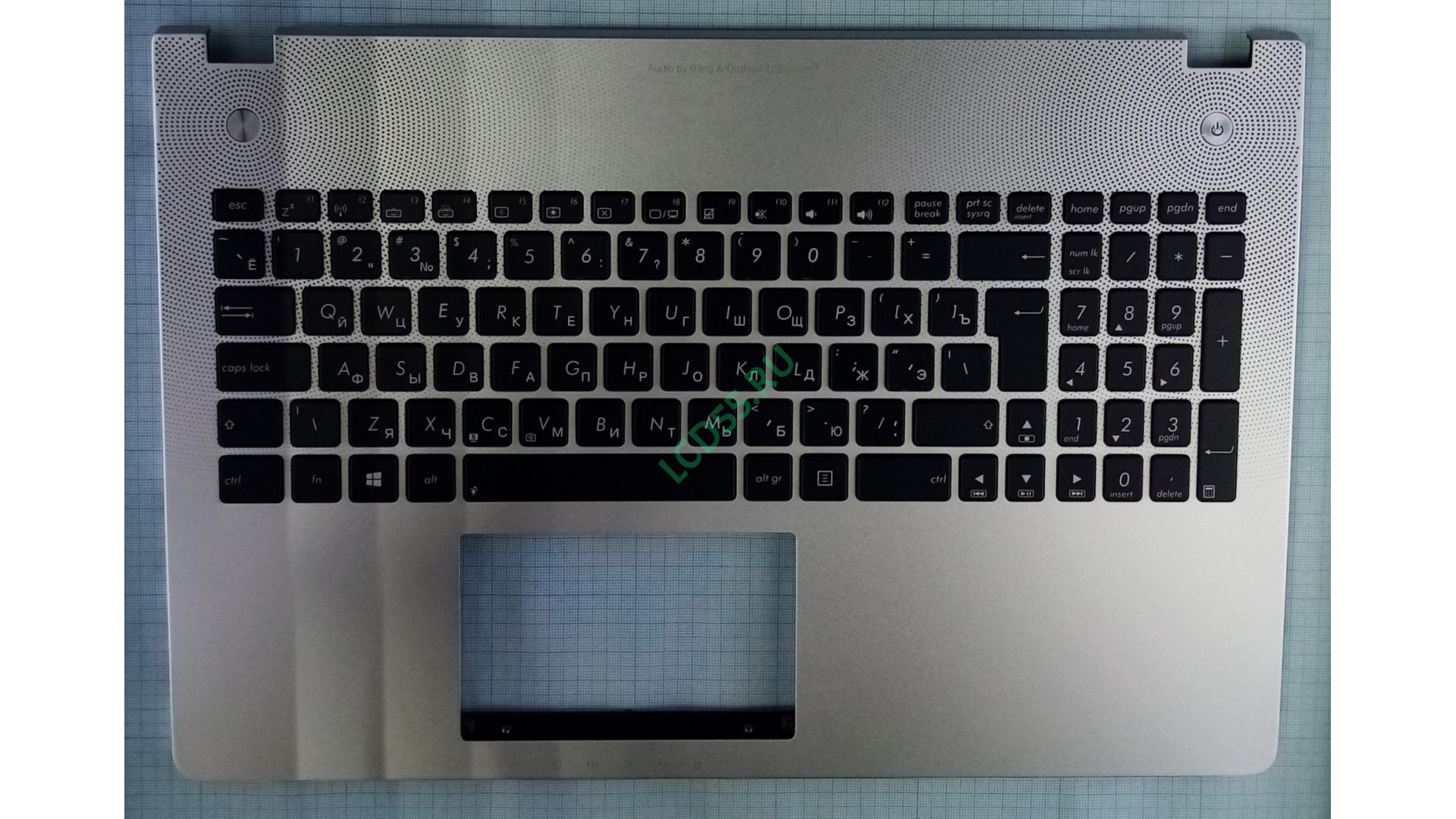 Клавиатура в сборе с TOP панелью Asus N56 с подсветкой