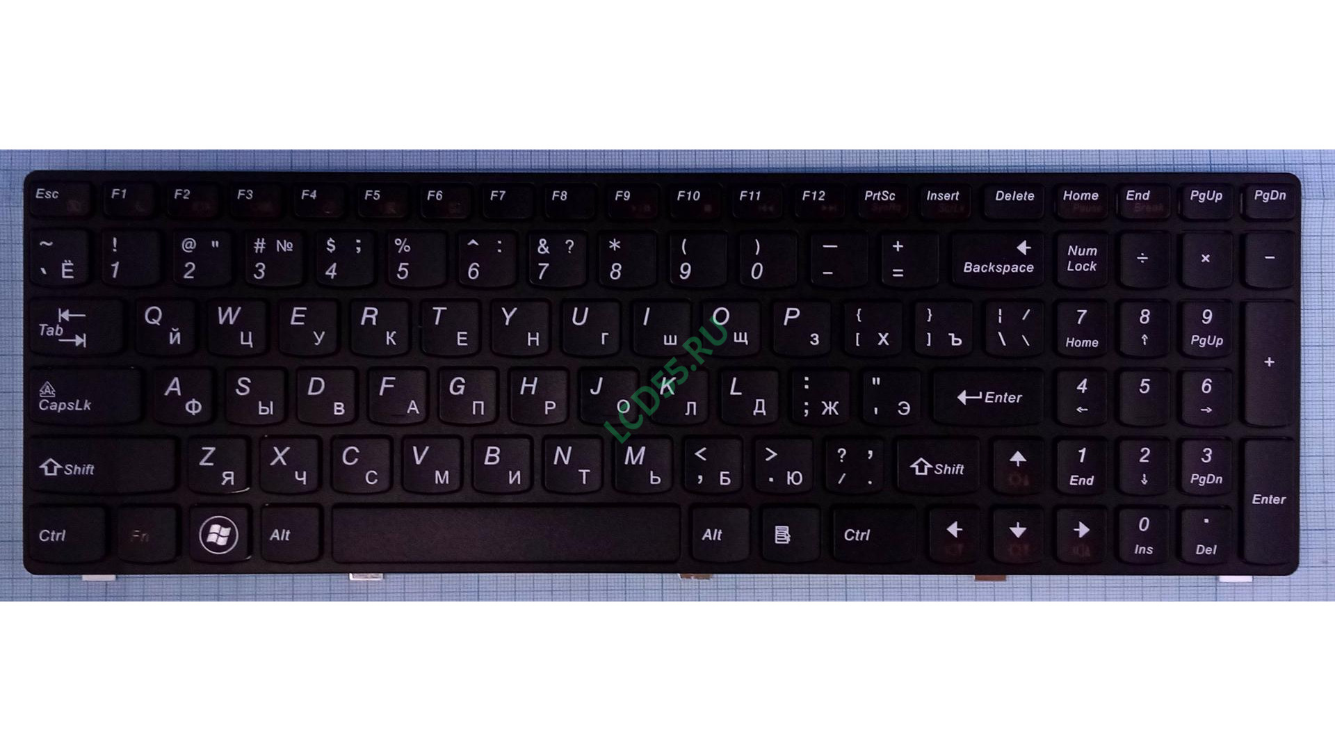 Клавиатура Lenovo Y570 черная