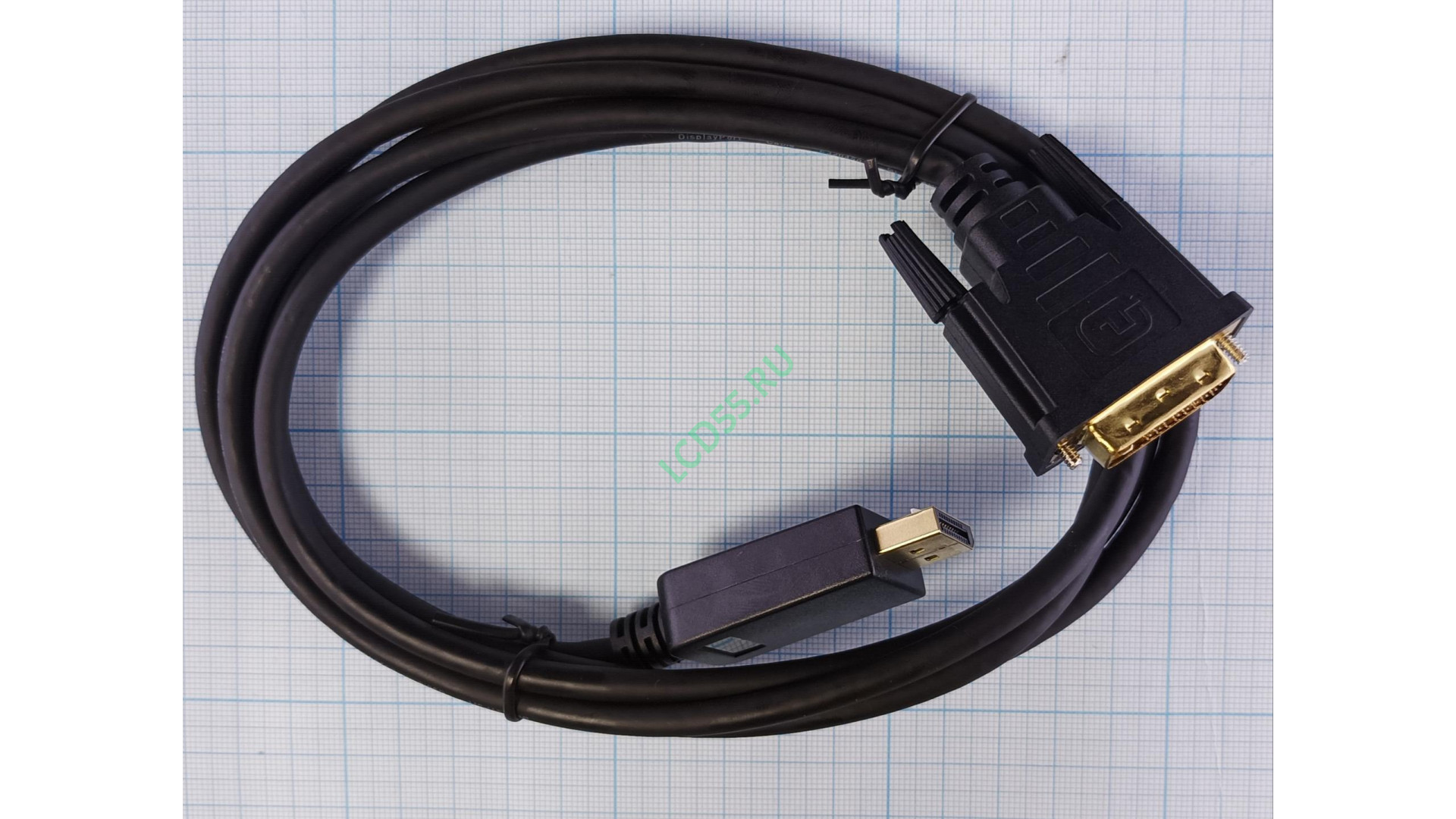 Кабель Buro 1.1v DisplayPort (m) - DVI-D (Dual Link) (m) 2м