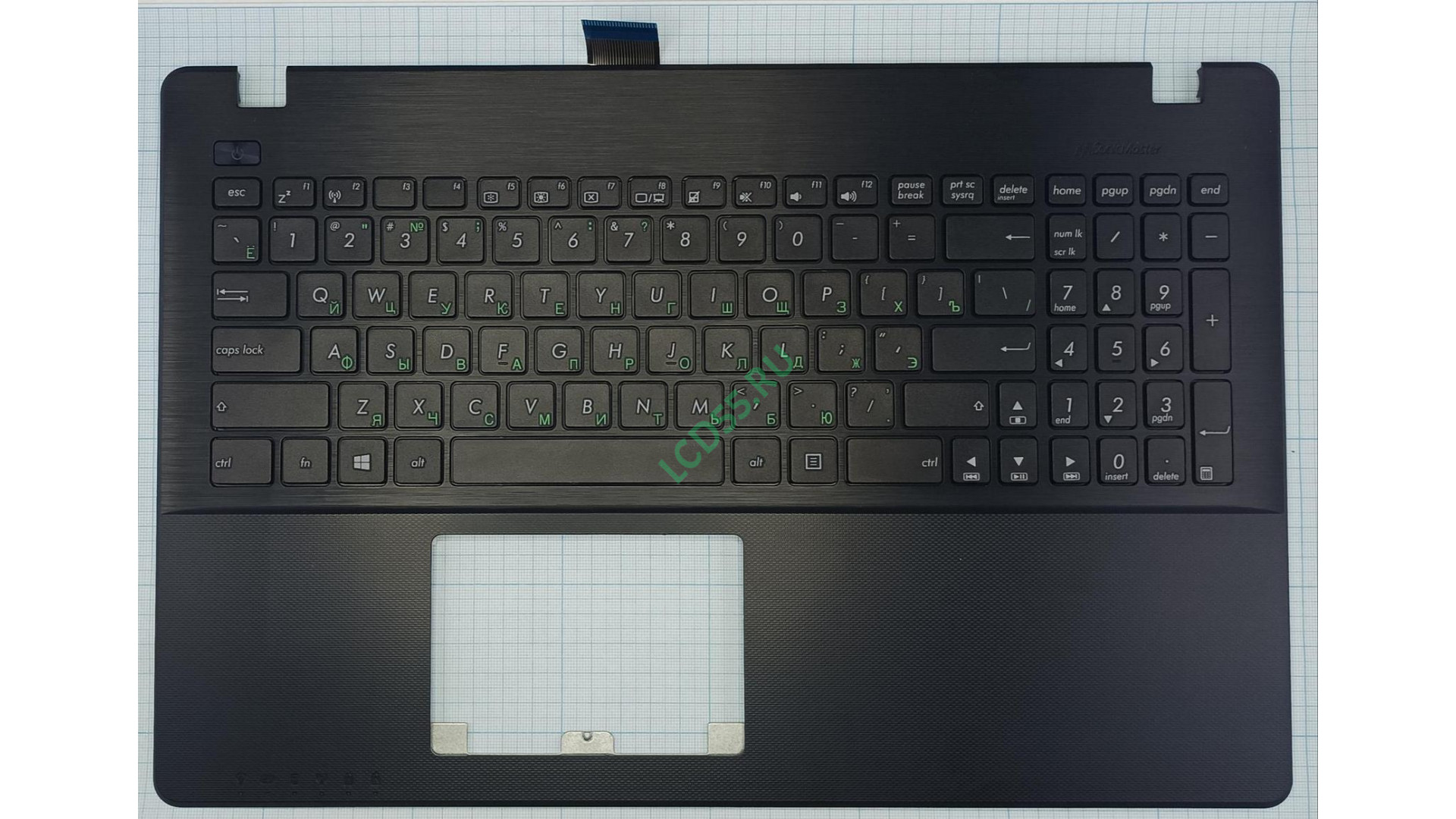 Клавиатура в сборе с TOP панелью Asus X550 13NB03VBAP0301 черная